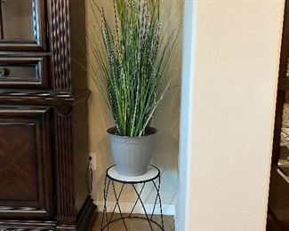 Faux Lighted Silk, Pot Stand x 2 