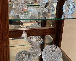 Assorted Cut Glass and Crystal