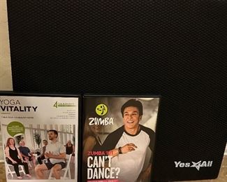 Yoga & Zumba DVDs