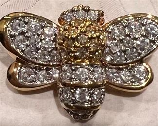 Swarovski Bumblebee Pin