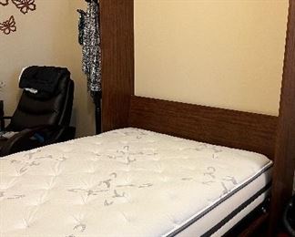 Murphy Bed w Beautyrest Mattress (slept on 2x) 