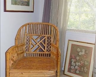 Vintage Bamboo Chair