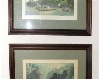 Nicely Framed Currier and Ives Prints