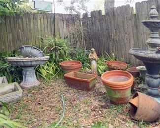 Outdoor Fountains, Planters, etc.