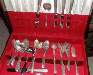 Sterling Silver Flatware.  There are also some antique pieces.
