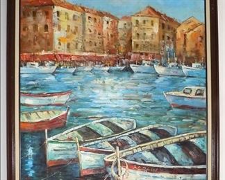Large Original Painting signed K Hillman