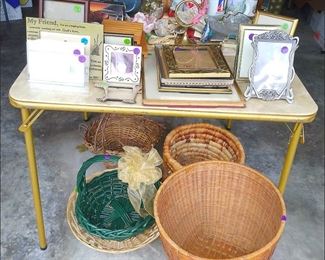Picture Frames and Baskets