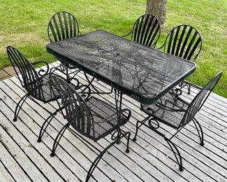 Wrought Iron Patio Set