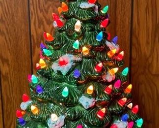 Vintage Ceramic Christmas Tree