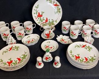 Lefton China Cardinal Set