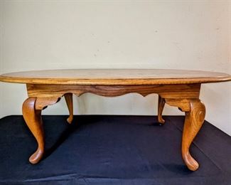 Oval Oak Coffee Table