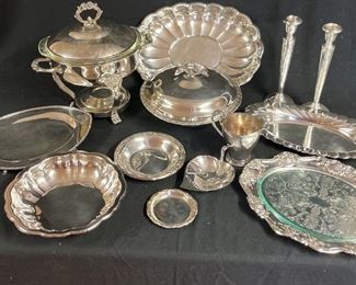 Vintage Silverplate Serving Set
