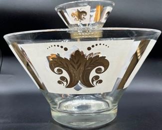 Mid Century Chip Dip Set