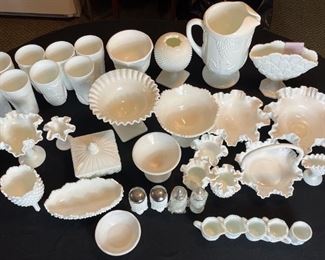 Milk Glass Collection