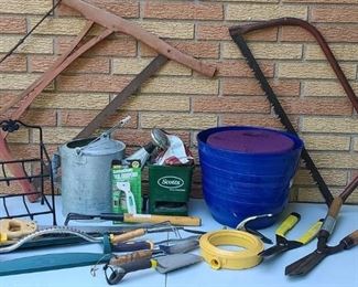 Collection Of Yard Tools