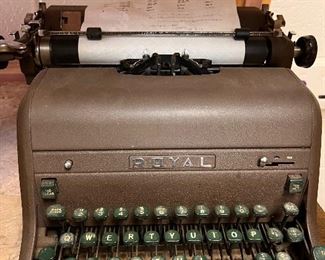 Royal typewriter