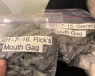 Ricks mouth Gag  and Glens mouth gag from season 5 episode 1