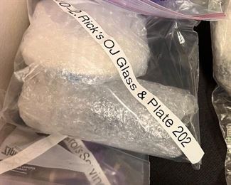 Rick’s OJ glass and plate season 2