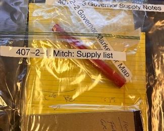 Mitch’s supplies list season 4 episode 7