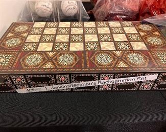 Jenkin’s Meghan’s( Tara’s family) backgammon set season 4 episode 6