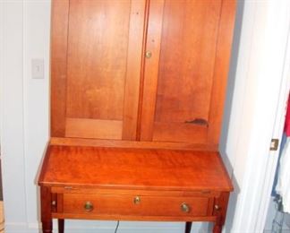 Antique Cherry Drop Front Desk