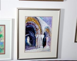 Watercolor by Cincinnati Artist Lydia Rittinger