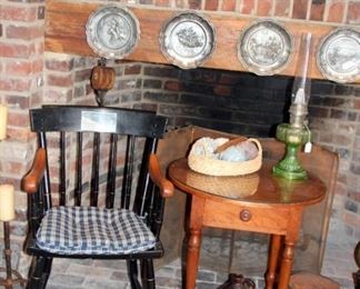 OSU Medical School Black Lacquer Chair