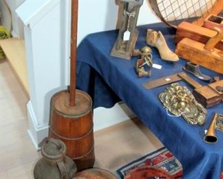 Butter Churn, Milk Can, Firkin