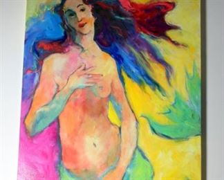Leoma Lovegrove Original Painting “Breathless”