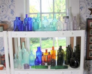 Colored Bottles, Vintage Bottles