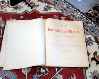 Elephant Folio Size Book Gynaecology & Obstetrics 1881