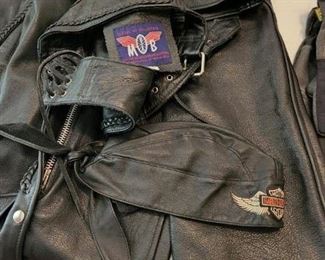 Harley Leather Jump Suit