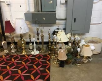 Unit B - lamps/rugs