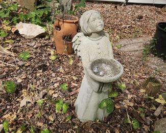 concrete yard sculptures/fountains...