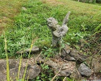 concrete yard sculptures/fountains...