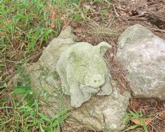 concrete yard sculptures/fountains...