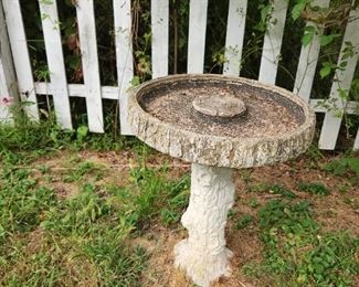 concrete yard sculptures/fountains...