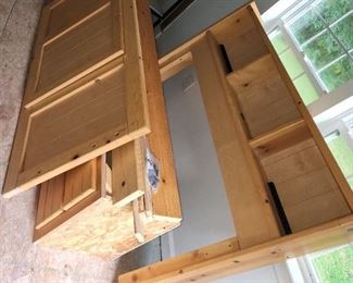 inside outbuilding near house