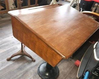 vintage school desk