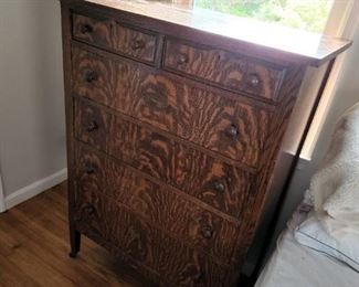 main floor bedroom, antique dresser