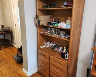 standing bookcase with matching file cabinet