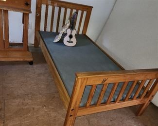 bed, needs mattress (one in main house on upper floor), located in outbuilding closest to main house