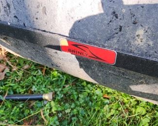 roller with mower hitch, by Brinly