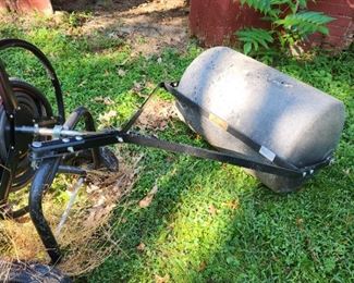 roller with mower hitch, by Brinly