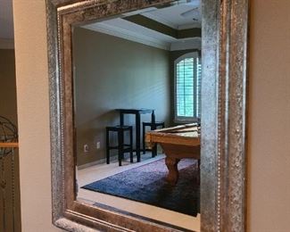 Large ornate wall mirror