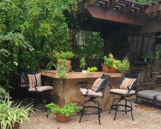 Outside bars stools
