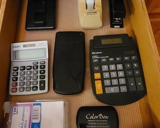 Calculators & office supplies