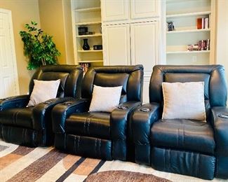 Light up media chair/recliner