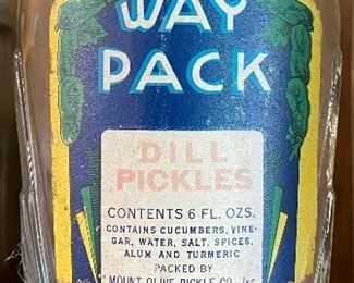 Way Pack Paper Label Pickle Jar