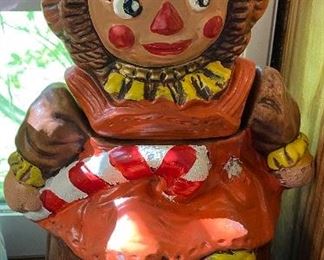 Raggedy Ann Cookie Jar